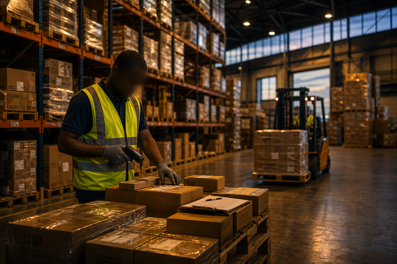 Warehouse quality inspection and consolidated export cargo